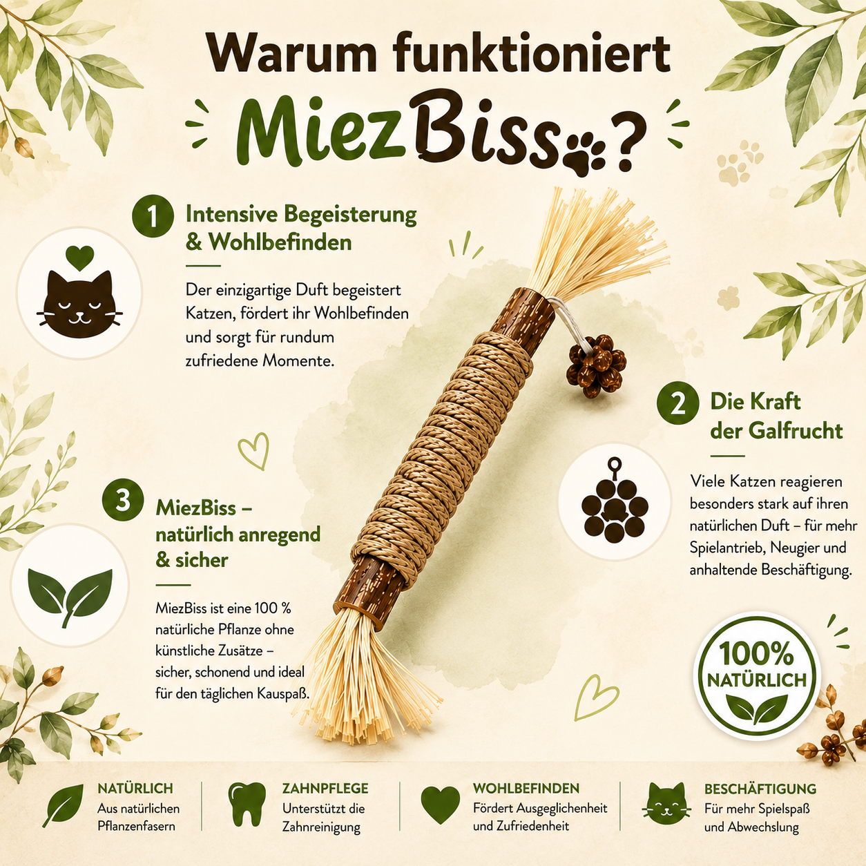 MiezBiss Zahnpflege-Stick