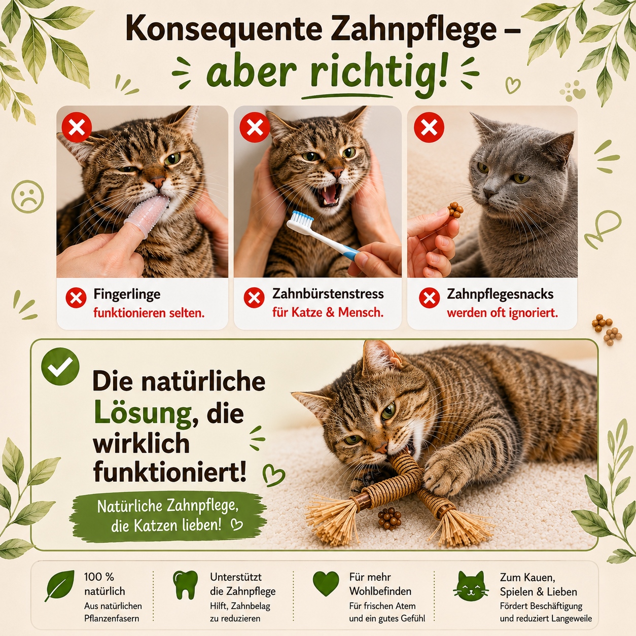 MiezBiss Zahnpflege-Stick